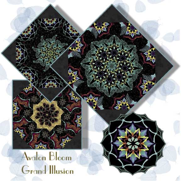 Grand Illusion Kaleidoscope Quilt Block Kit