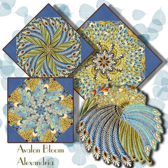 Alexandria Kaleidoscope Quilt Block Kit