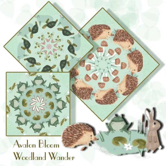 Woodland Wander Kaleidoscope Quilt Block Kit