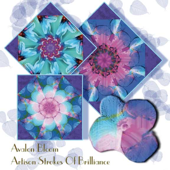 Artisan Spirit Strokes of Brilliance Kaleidoscope Quilt Block Kit