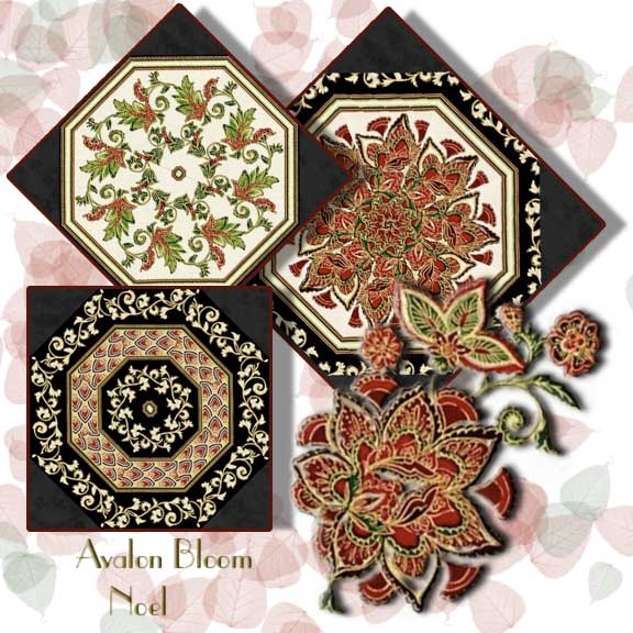 Noel Kaleidoscope Quilt Block Kit
