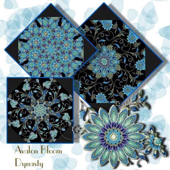 Dynasty Kaleidoscope Quilt Block Kit