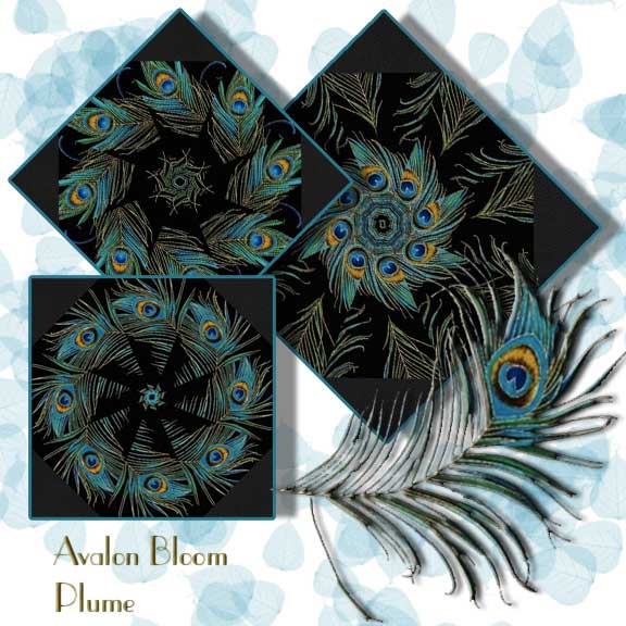 Plume Kaleidoscope Quilt Block Kit