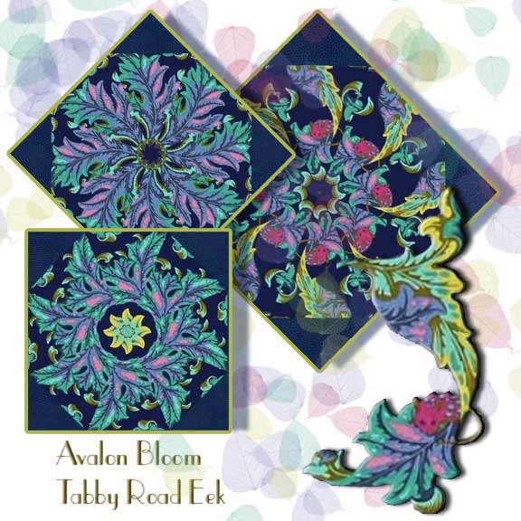 Tula Pink Tabby Road Eek Kaleidoscope Quilt Block Kit