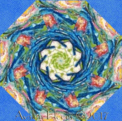 Marblehead Butterflies are Free Kaleidoscope Quilt Block Kit