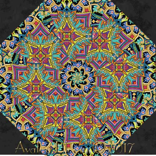 Paula Nadelstern Wonderlust Kaleidoscope Quilt Block kit