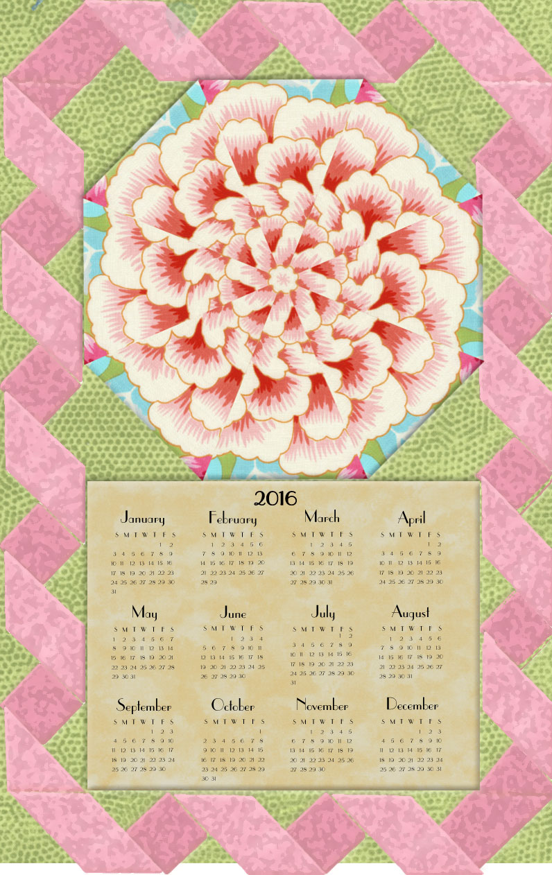 Kaffe Fassett Kimono Calendar Wall Hanging Kit