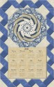 Florentine 4 Blue Calendar Wall Hanging  Kit