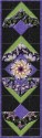 Iris Kaleidoscope Quilt Table Runner Pattern