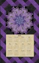 Midnight Lilacs Calendar Wall Hanging Kit