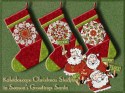 Season's Greetings Santa Kaleidoscope Christmas Stocking Kit