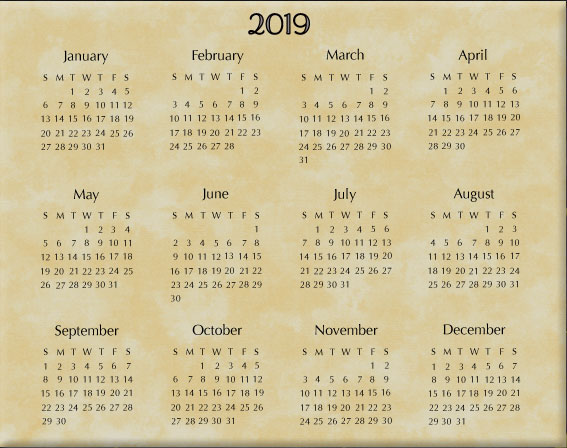CalendarWallHanging2019Insert