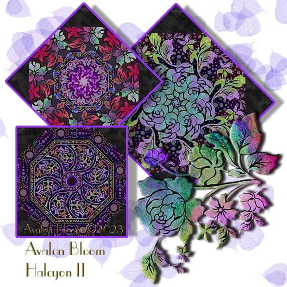 Halcyon II Kaleidoscope Quilt Block Kit