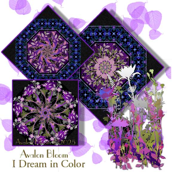 I Dream In Color by Jason Yenter Kaleidoscope Quilt Block Kit