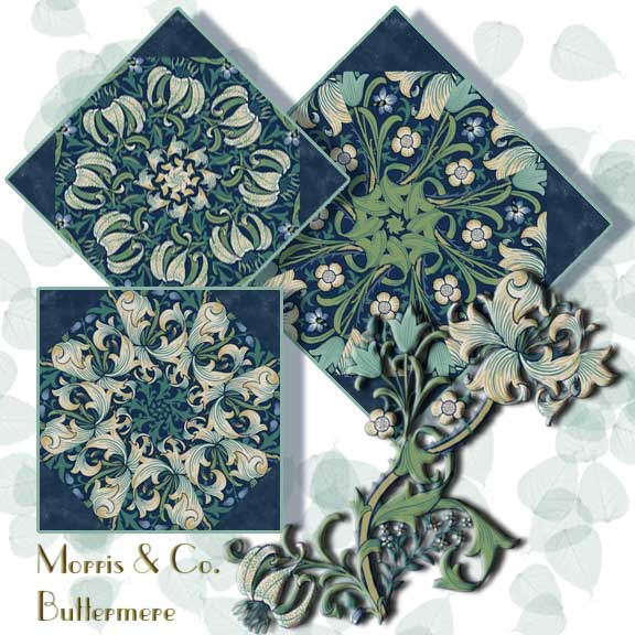 Morris Buttermere Kaleidoscope Quilt Block Kit