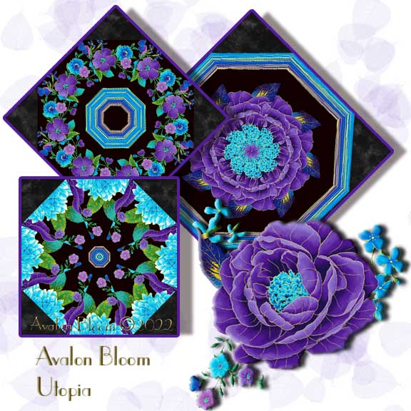 Utopia Kaleidoscope Quilt Block Kit