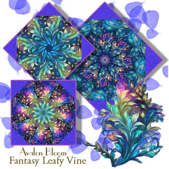 Dragonfly Illusion Kaleidoscope Quilt Block Kit