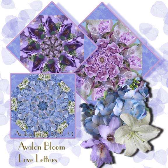 Love Letter Fleur Kaleidoscope Quilt Block Kit