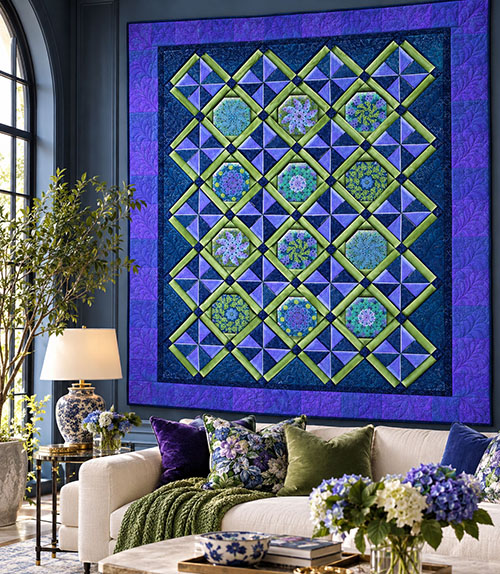 Celtic Roots Pinwheels and Kaleidoscope Quilt