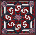 Patriotic Sparkler Kaleidoscope Quilt Kit 