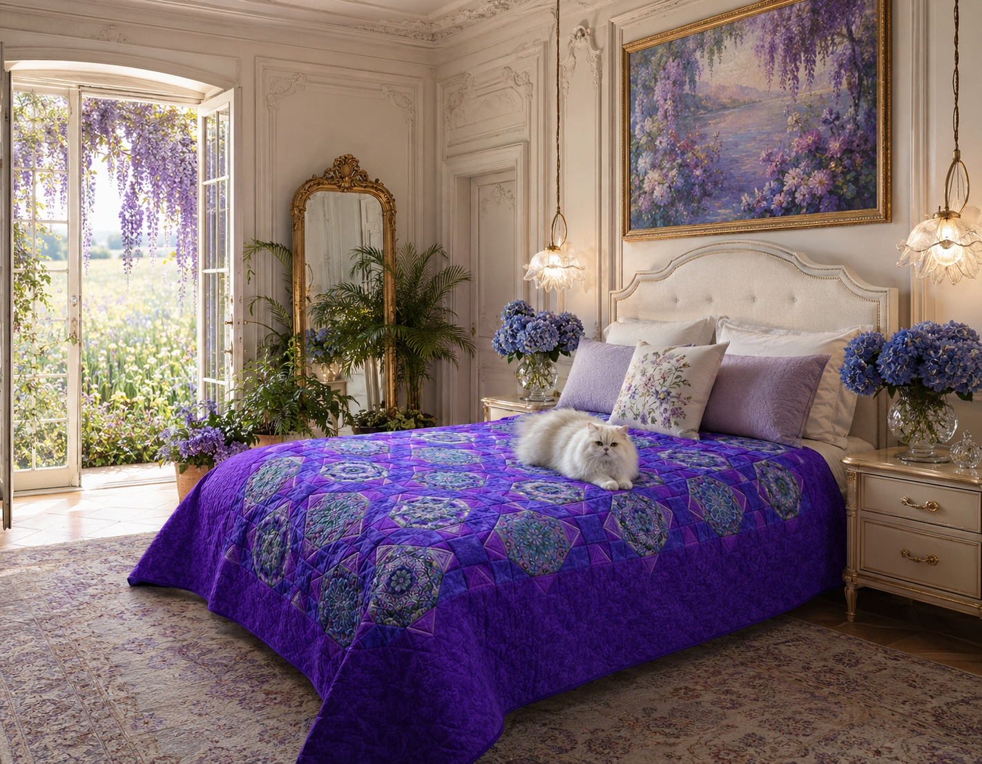 Kallusions Queen Kaleidoscope Quilt Top Kit