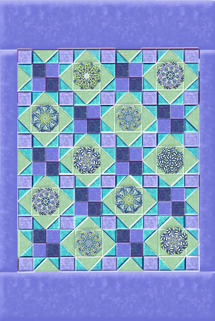 qtbl221716paradiselatticeandkaleidoscopesquilt