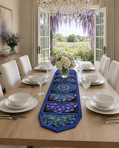 MeadowBloomWildflower450TableRunnerDiningRoom