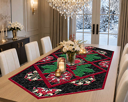 RoomTR220206SweetChristmasMemoriesHollyDayTableRunner