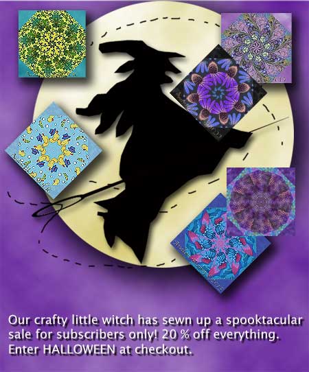 Art Theory Kaleidoscope Quilt Block Kit