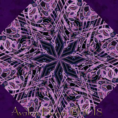 Flash Dance Purple by Paula Nadelstern Kaleidoscope Quilt Block Kit