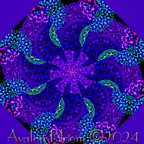 Medallion Fleur kaleidoscope pre-cut quilt blocks