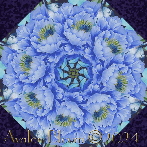 Butterfly Dreams Fleur Kaleidoscope Quilt Block Kit