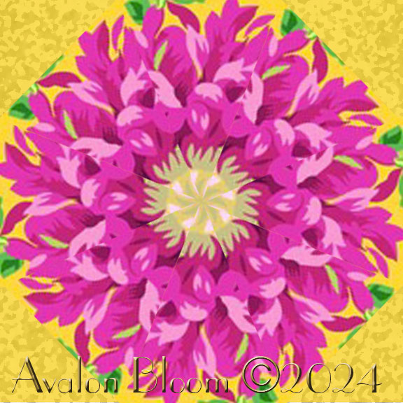Kaffe Fassett Collective Garden Party Kaleidoscope Quilt Block Kit