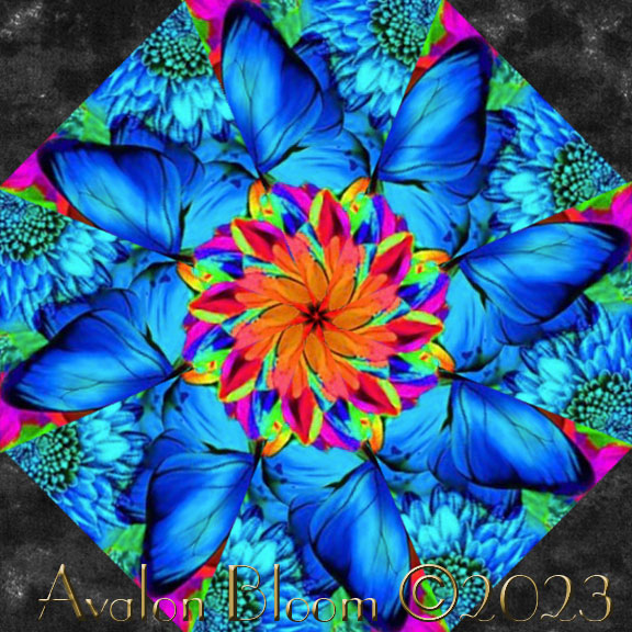 Nature's Glow Kaleidoscope Quilt Block Kit