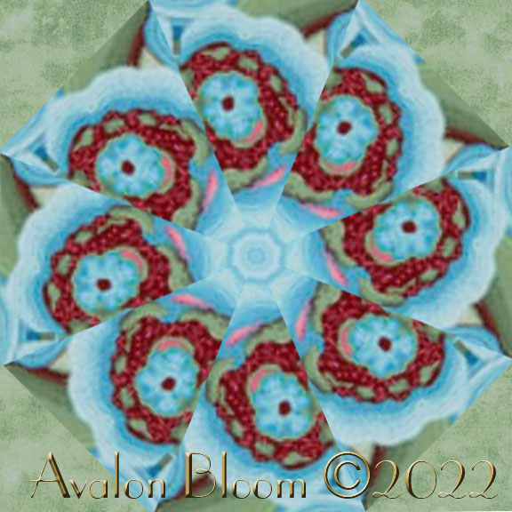 Kaffe Fassett Agate Turquoise Kaleidoscope Quilt Block Kit