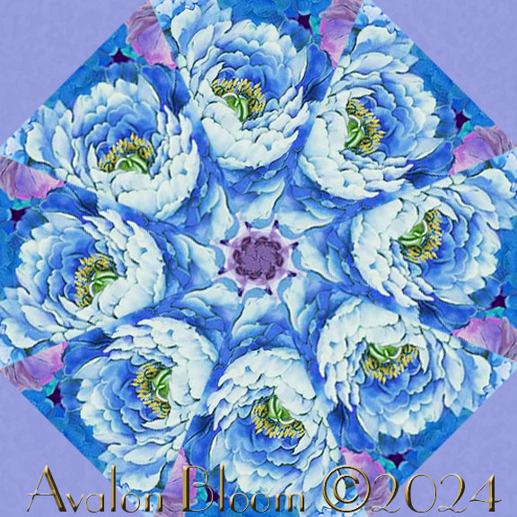Fleur Kaleidoscope Quilt Block Kit