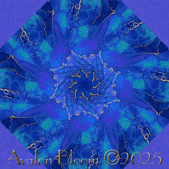 Midas Pansy Kaleidoscope Quilt Block Kit