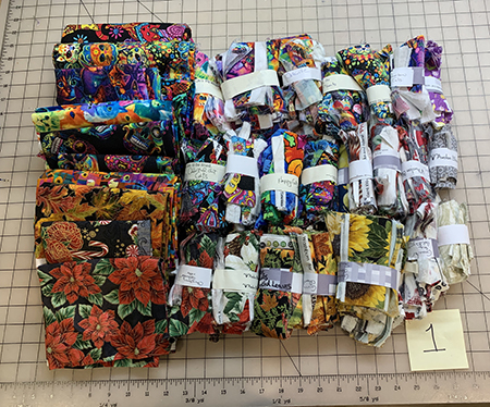 Stash Box of Themed Scraps and Fabric