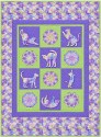 Whiskers in the Garden of Dreams Lap Kaleidoscope Quilt Kit 