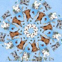 Love is a Four Legged Word Kaleidoscope Quilt Block Kit