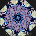 Autumn Splendor Fall Folliage Kaleidoscope Quilt Block Kit