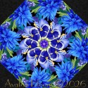 Meadow Bloom Wildflower Kaleidoscope Fan Table Runner Quilt Kit