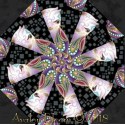 Cat-i-tude Kaleidoscope Quilt Block Kit