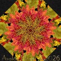 Give Thanks Harvest Bouquet Kaleidoscope Quilt Block Kit