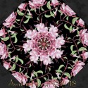 Fuchsias Kaleidoscope Quilt Block Kit