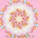 Kaffe Fassett Lake Blossoms Pink Kaleidoscope Quilt Block Kit