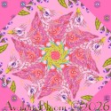 Tula Pink Legendary Wild Orchid Kaleidoscope Quilt Block Kit