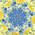 Summer Breeze Kaleidoscope Quilt Block Kit