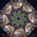 Morris & Co. Strawberry Thief  Pre-cut Kaleidoscope Quilt Block Kit