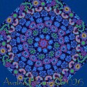 Vintage Millefiore Blue by Kaffe Fassett Kaleidoscope Mug Rug Kit